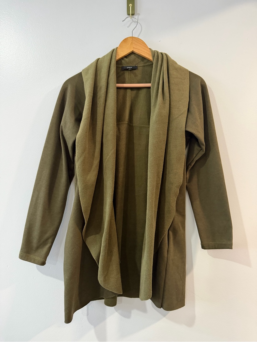 Anthropologie Drew Green Drapey Cardigan XS